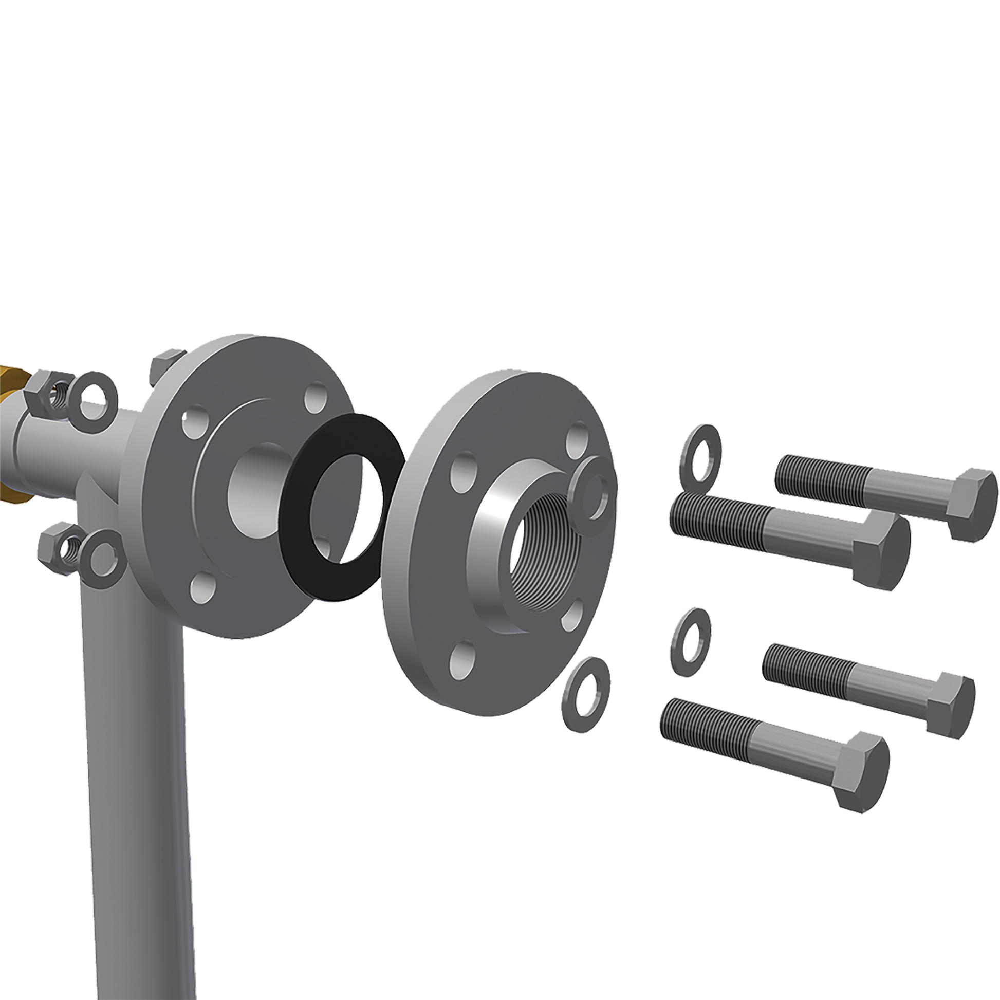 Flanschanschluss-Set DN50 Zubehör - Serien KS 11000 bis KS 15D